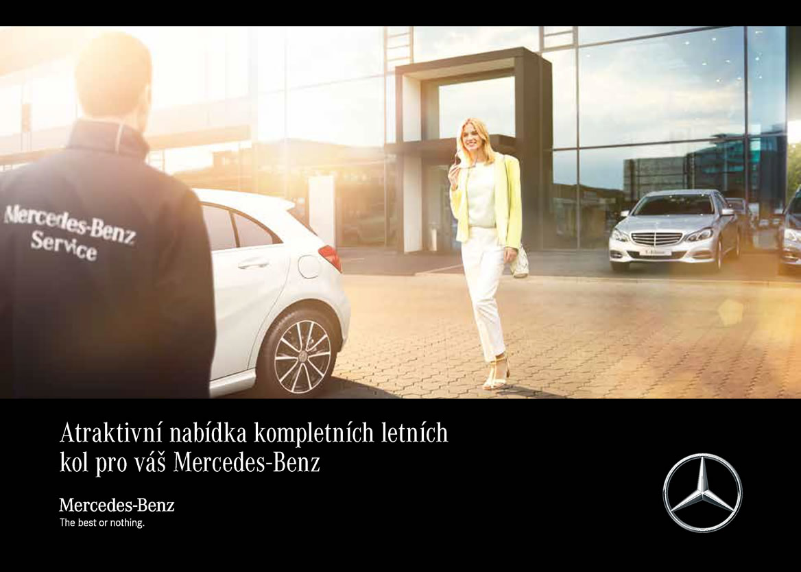 Atraktivní nabídka kompletních letních kol pro váš Mercedes-Benz
